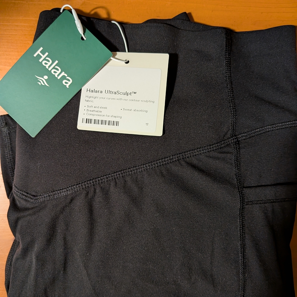 Halara UltraSculpt High-Waist Leggings in Black